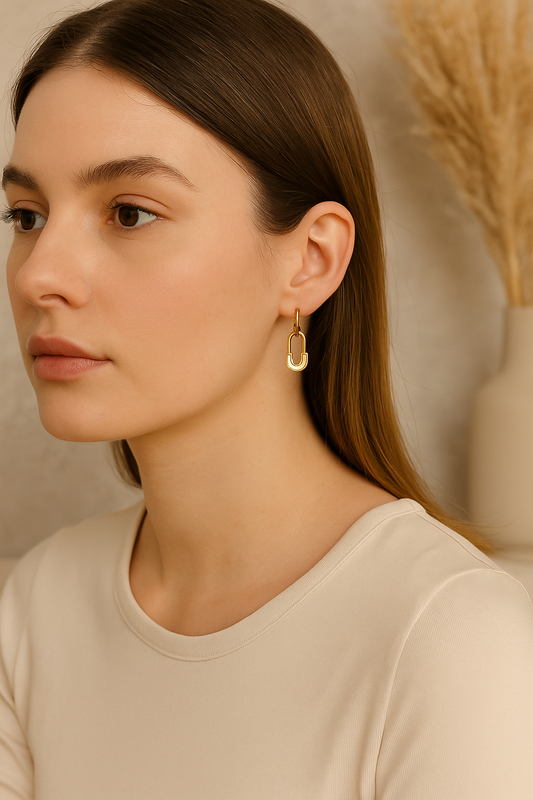 Aurora Link Drop Earrings