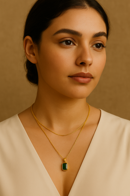 Emerald Drop Pendant