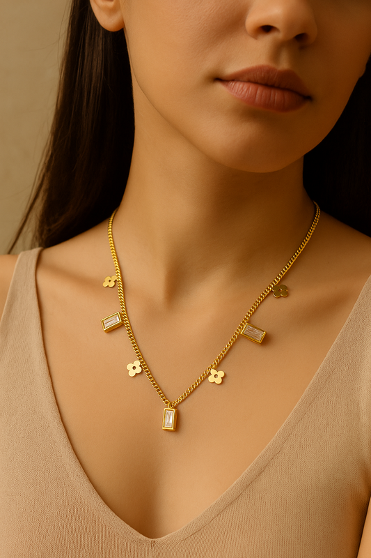 Golden Bloom Necklace