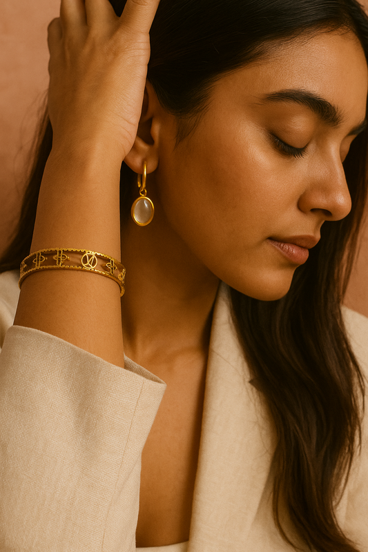 Luxe Monogram Bracelet (Anti-Tarnish)