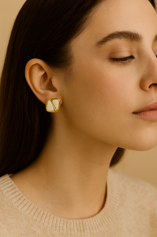 Sculpted Calm Studs