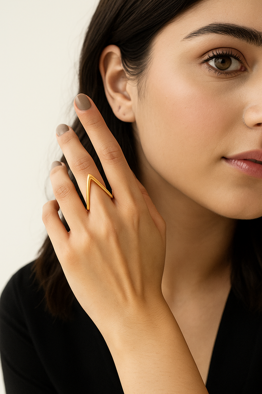 The Edge Edit — Sculpted Statement Ring