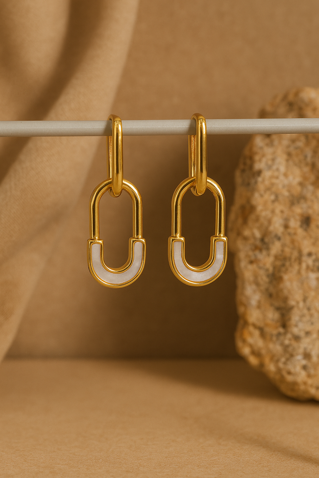 Aurora Link Drop Earrings