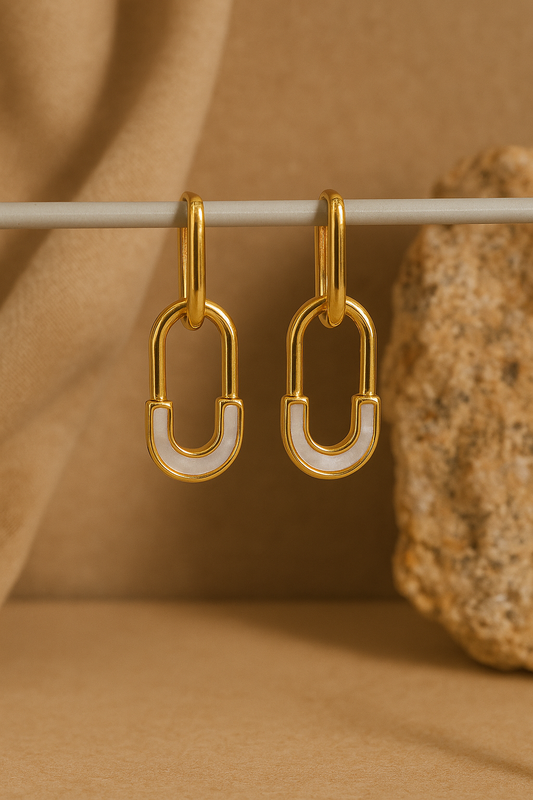 Aurora Link Drop Earrings