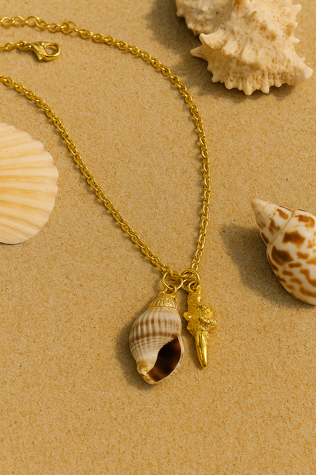 Coastal Charm Shell Necklace