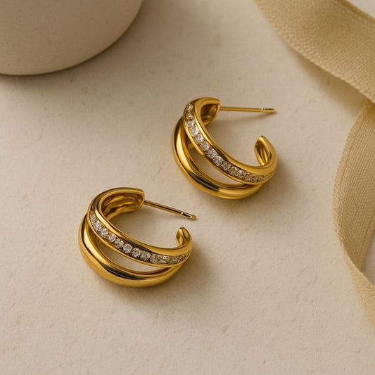 Double Dazzle Hoops