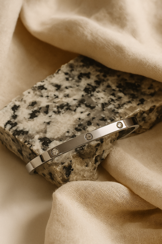 Grace Rectangular Bracelet (Silver Color)