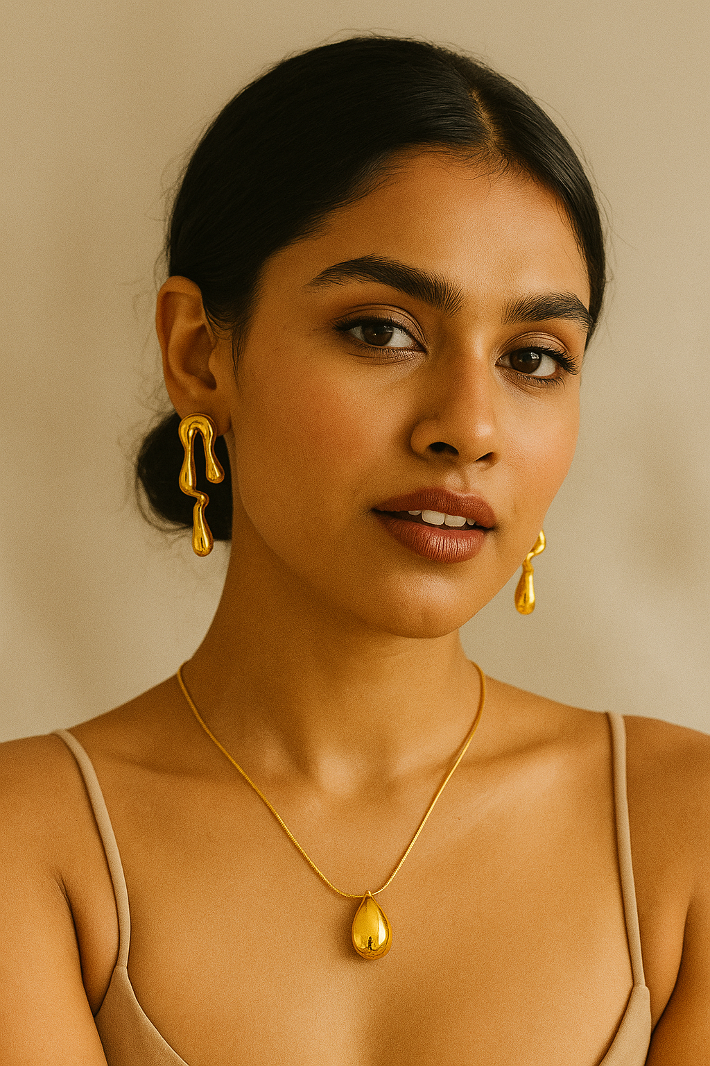 Teardrop Pendant Necklace