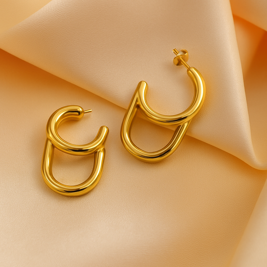 Looped Luxe Hoops
