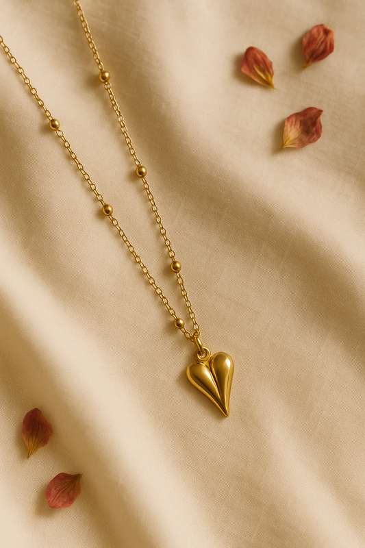 Melted Heart Necklace