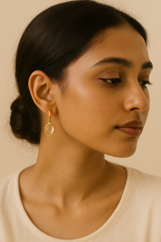 Opaline Glow Hoops