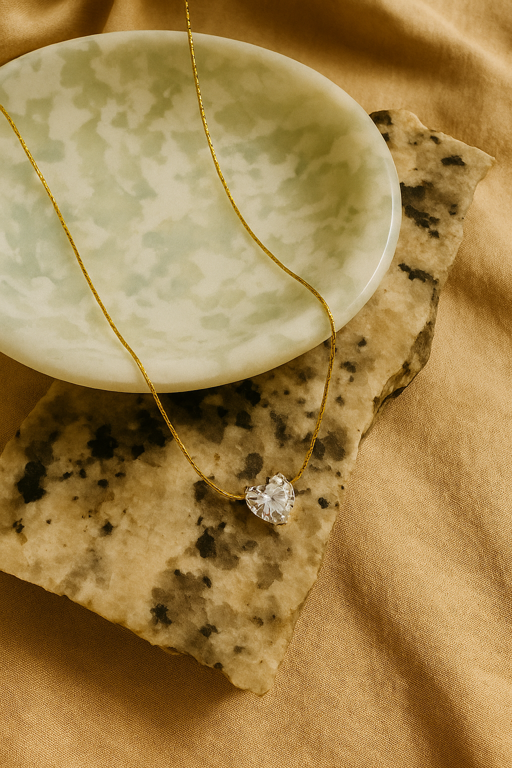 Twinkle Heart Pendant Necklace